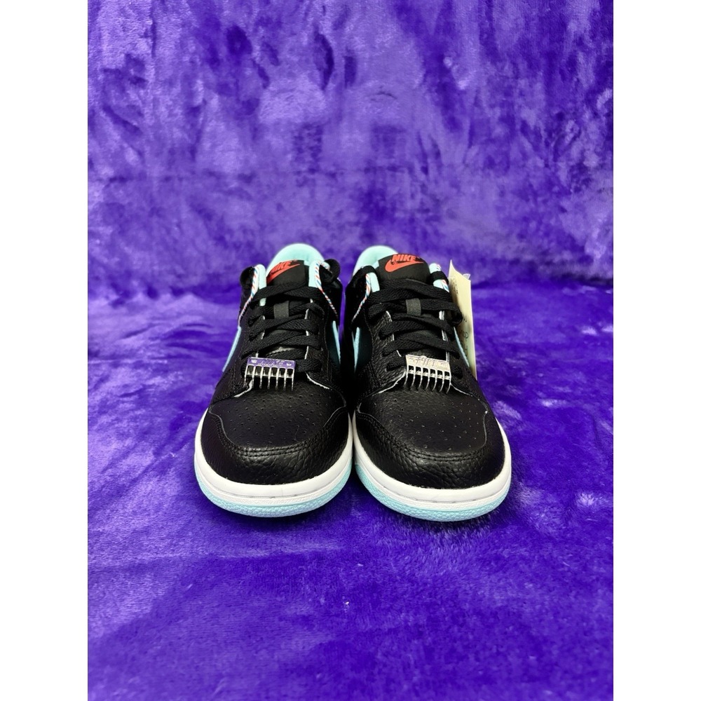 💈 Nike Dunk Low SE Grade School Barber Shop Black DN3351-001 Sz 5.5y / 7womens - Picture 3 of 8